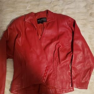 Wilson’s Red leather jacket